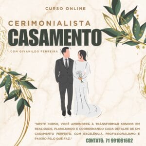 CURSO CERIMONIALISTA DE CASAMENTO