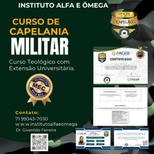 Curso de Capelania Militar- Reconhecido pelo MEC- Extensão Universitária